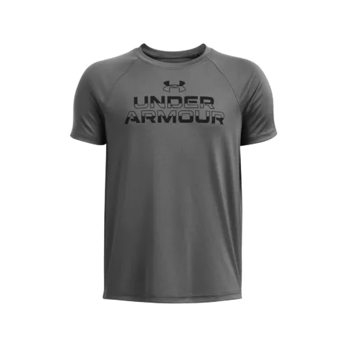 Fiú póló Under Armour UA Tech Split Wordmark SS