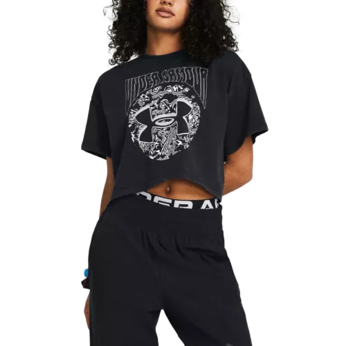 Női póló Under Armour UA HW Dusk to Dawn Crop SS