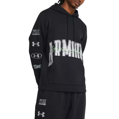 Férfi felső Under Armour UA Essential Flc Nov Hood