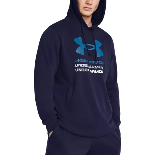 Férfi felső Under Armour UA Rival Terry Graphic Hood