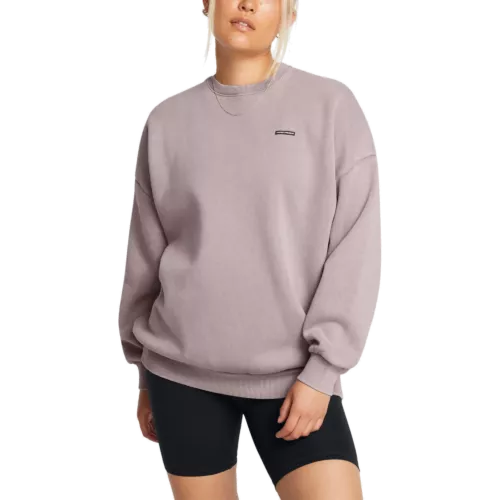 Női felső Under Armour UA Icon HWT Flc OS Crew-GRY