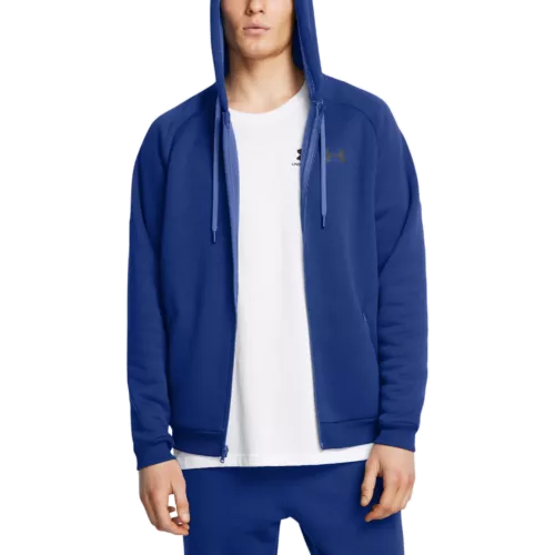 Férfi felső Under Armour UA Armour Fleece Pro FZ-BLU