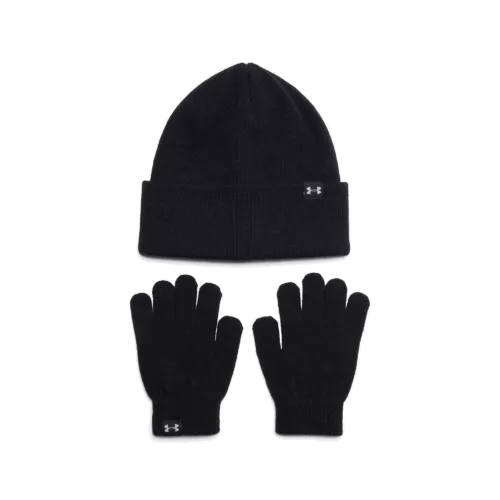 Lány sapka Under Armour G Beanie/Glove Combo-BLK