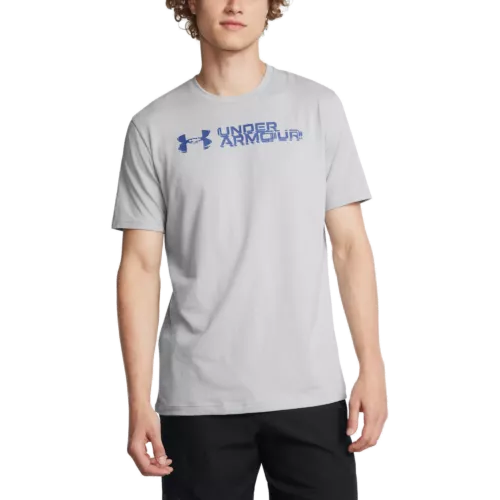 Férfi póló Under Armour UA M SLICED WORDMARK 60/40S SS
