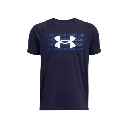 Fiú póló Under Armour UA B TECH WM LOGO SS