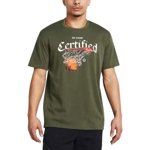 Férfi póló Under Armour UA M HW HOOPS CERTIFIED SS