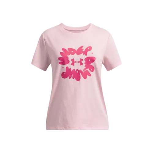 Lány póló Under Armour UA Bubble Wordmark SS
