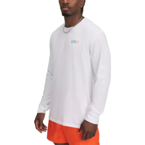 Férfi póló Under Armour UA M WORKWEAR LOGO LS