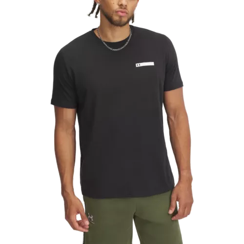 Férfi póló Under Armour UA M LC STRIP LOGO SS