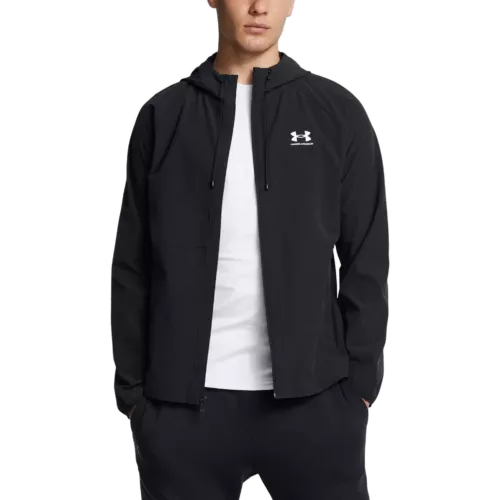 Férfi dzseki Under Armour UA Stretch Wvn WindbreakerEU-BLK