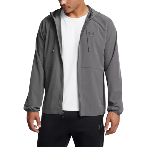 Férfi dzseki Under Armour UA Stretch Wvn WindbreakerEU-GRY