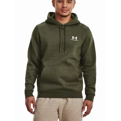 UA Essential Fleece Hoodie-GRN_main.webp