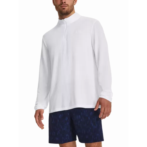 UA SEAMLESS STRIDE 1/4 ZIP-WHT_main.webp