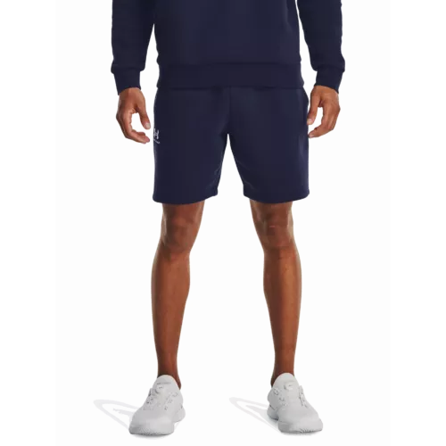 UA Essential Fleece Shorts-BLU_main.webp