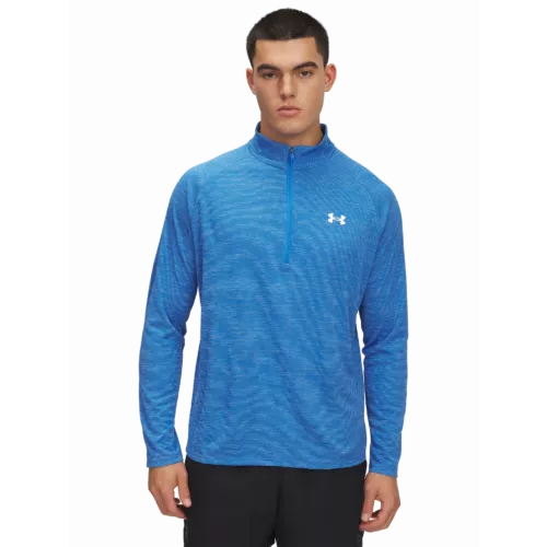 UA Tech Textured 1/2 Zip-BLU_main.webp