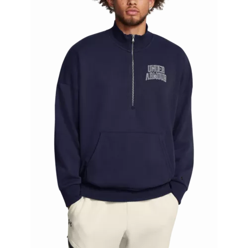 UA Icon HWT Terry OS 1/2 Zip-BLU_main.webp