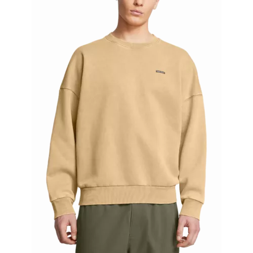 UA Icon HWT Flc Wash OS Crew-BRN_main.webp