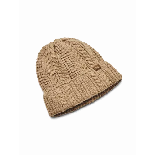 W Halftime Cable Knit Beanie-BRN_main.webp