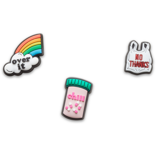 CROCS FUNNY SAYINGS 3 PACK
