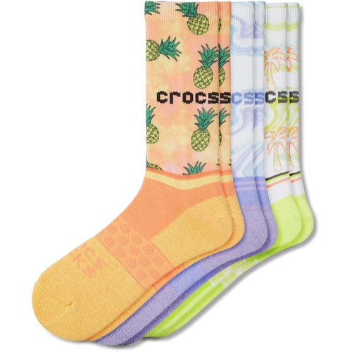 Crocs Socks Adult Qaurter Retro Resort 3-pack