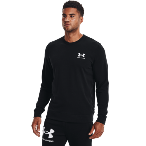 UA Rival Terry Left Chest Crew