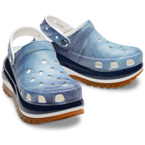 Crocs Classic Mega Crush Denim Clog