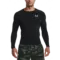 UA HG Armour Comp LS-BLK
